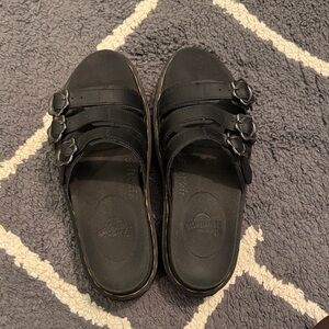 Dr. Martens Black Sandals